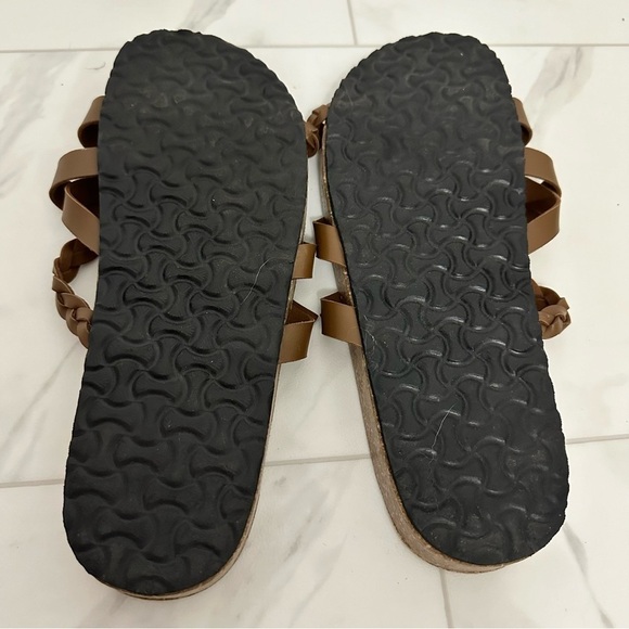 Low Heel Round Toe Solid Color Casual Sandals - size 41/8 - Picture 8 of 10